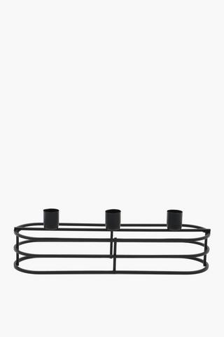 Urban Multi-dinner Candle Holder, 30x9cm