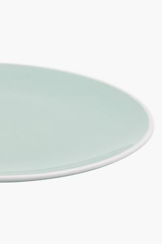 Rim Stoneware Dinner Plate