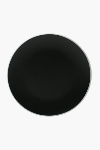Rim Stoneware Dinner Plate