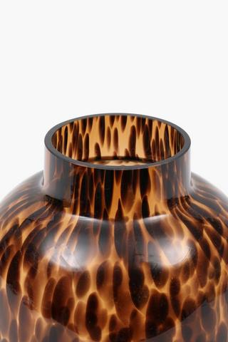 Tortoise Glass Vase, 20x28cm