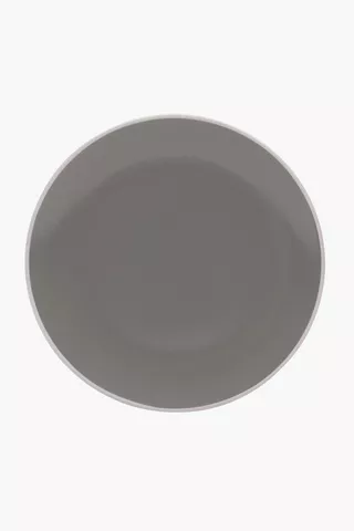 Rim Stoneware Dinner Plate