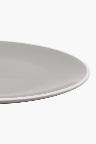 Rim Stoneware Dinner Plate