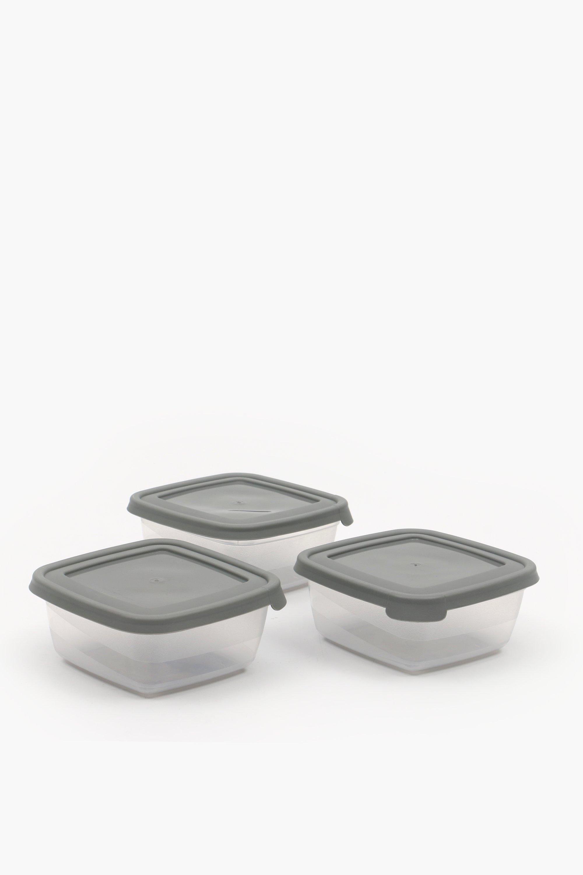 3 Pack Plastic Square Food Saver