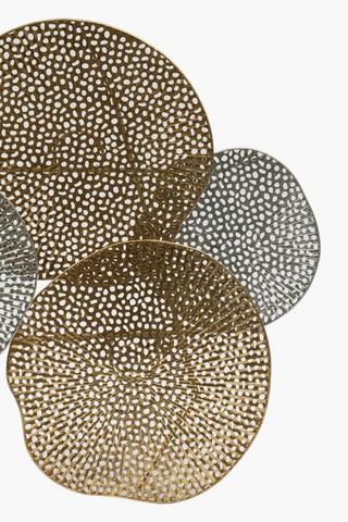 Dimensional Discs Wall Art, 84x54cm