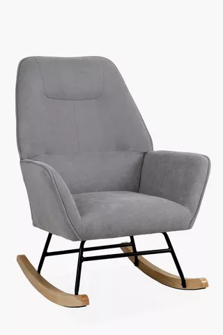 Block Quilt Rocking Chair