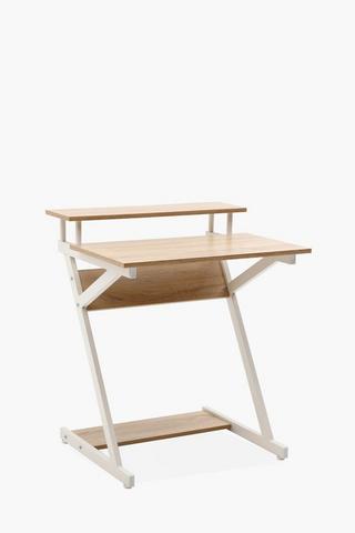 Lenox Z-shape Office Desk, 70x60x84 cm.