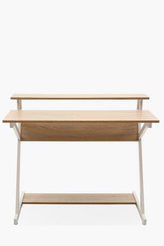 Lenox Z-shape Office Desk, 100x84x60 cm.