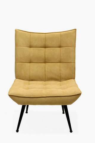 Pleated Armless Chair