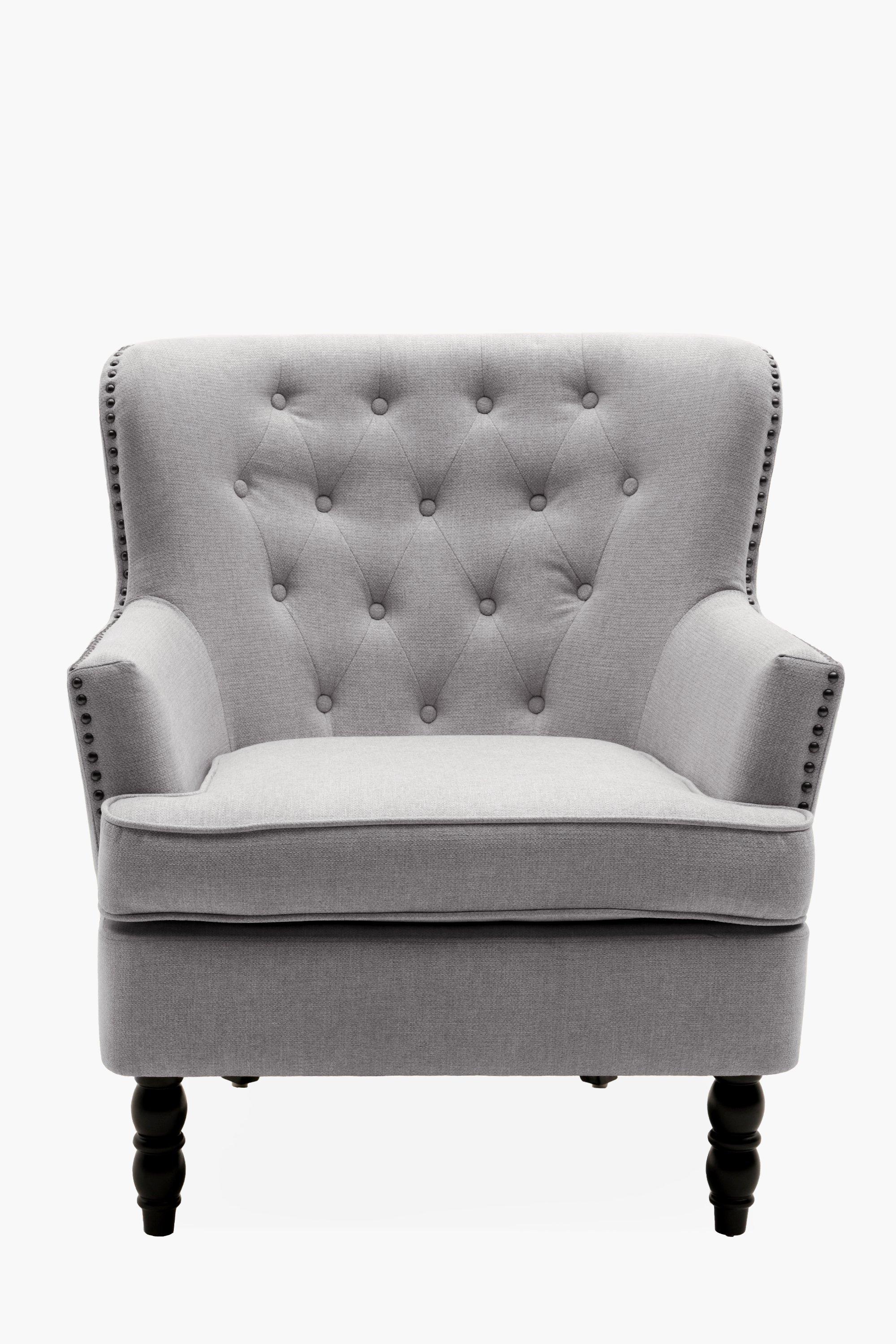 Deep Button Wingback Chair