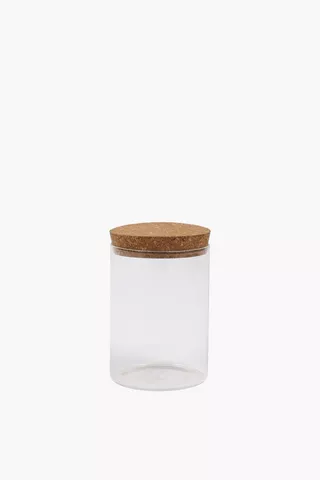 Cork Lid Cookie Jar, 640ml