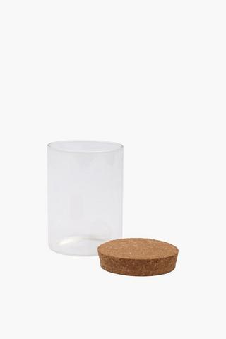 Cork Lid Cookie Jar, 640ml