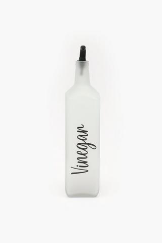 Frosted Glass Vinegar Pourer