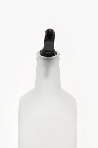 Frosted Glass Vinegar Pourer