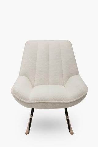 Ribbed Rocking Chair
