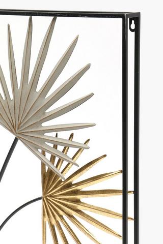 Dimensional Palm Leaf, 100x60cm