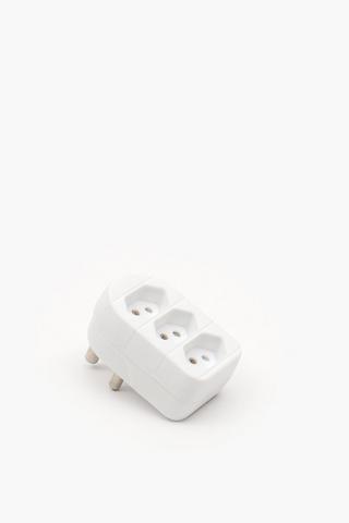Eurolux 3 Way Adaptor