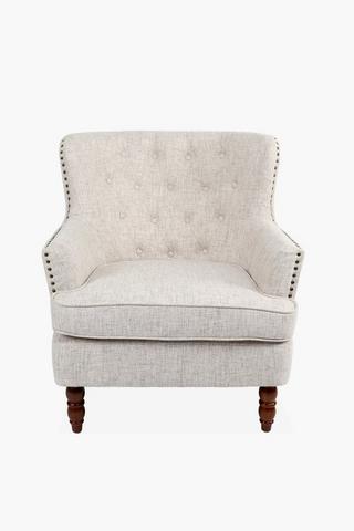 Deep Button Wingback Chair