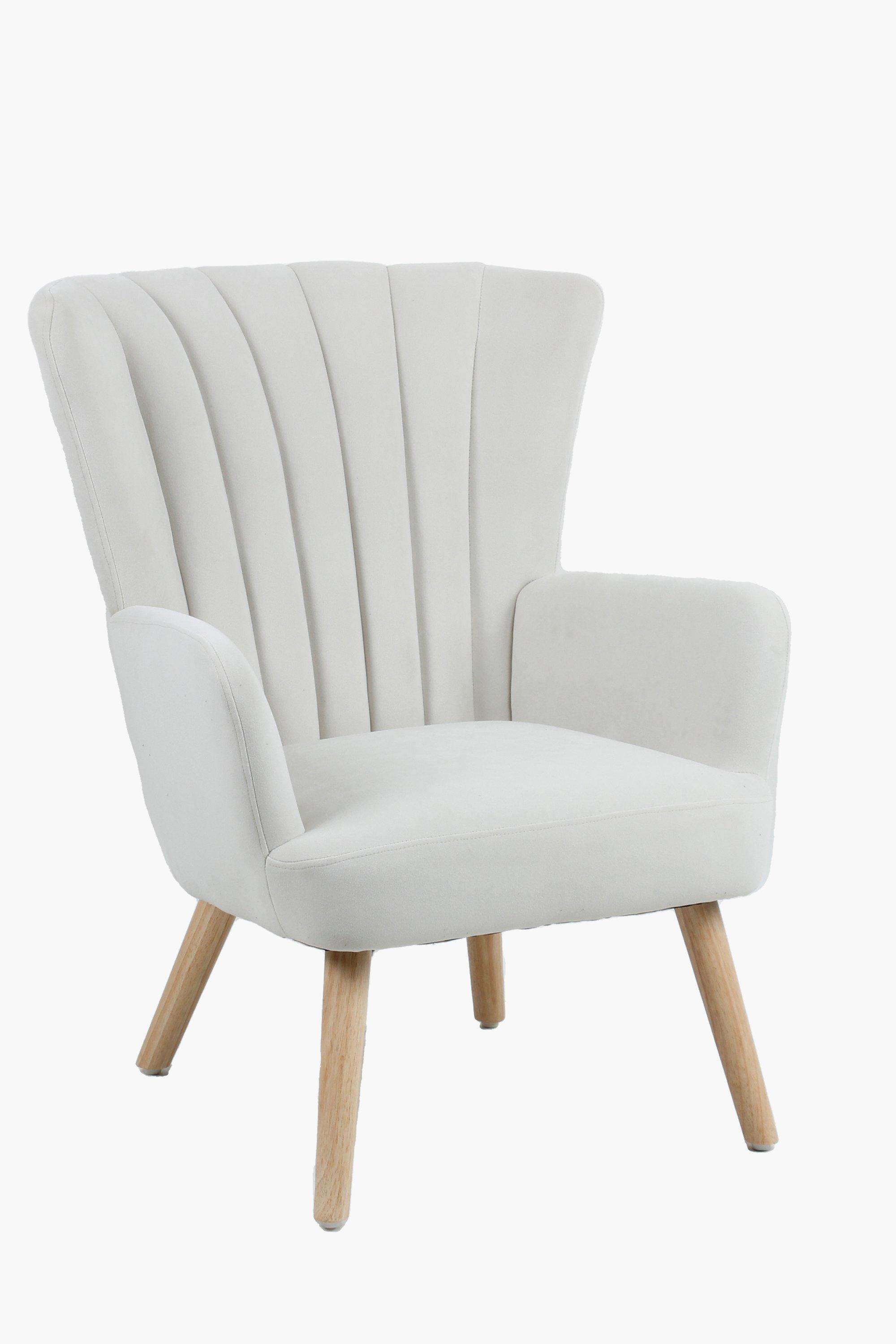 Ribbed Wingback Chair