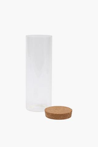 Cork Lid Cookie Jar, 1600ml
