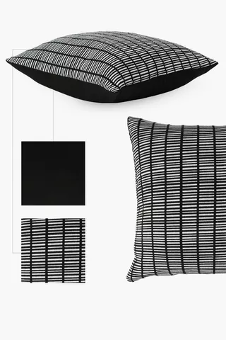 Jacquard Grid Scatter Cushion, 60x60cm