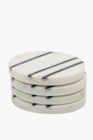 4 Pack Marble Coasters