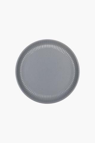 Ribbed Edge Stoneware Side Plate