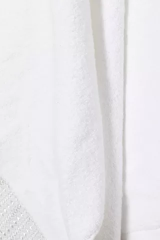 Viscose Baroque Border Cotton Hand Towel