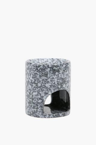 Ceramic Marble Oil Burner, 10x12cm