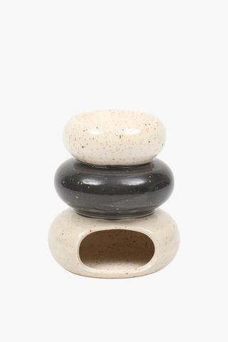 Rock Stack Oil Burner, 14cm