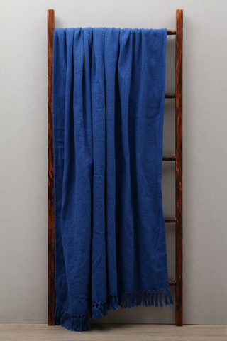 Cotton Basket Weave Throw 140x180cm