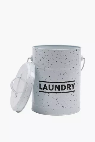 Speckled Laundry Powder Tin
