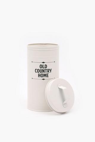 Country Home Pantry Tin Large