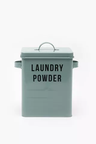 Galvanised Laundry Powder Tin