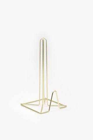 Metallic Paper Towel Holder