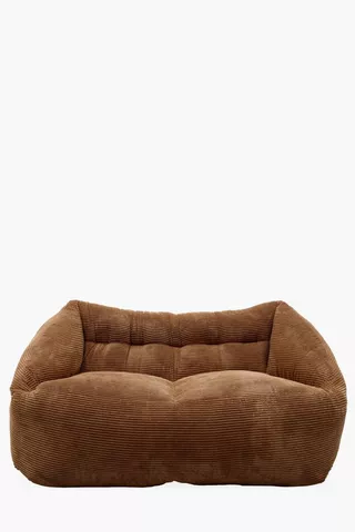 Corduroy Beanbag 2 Seater Couch