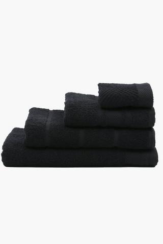 Textured Cotton Terry Bath Towel
