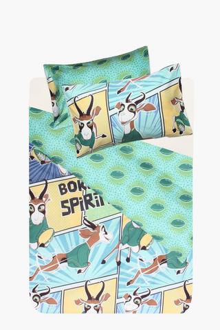 Soft Touch Bokkie Spirit Reversible Duvet Cover Set