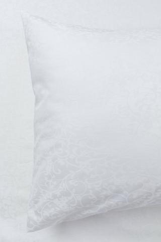 Cotton Jacquard Scroll 2 Pack Standard Pillowcase