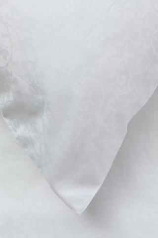 Cotton Jacquard Scroll 2 Pack Standard Pillowcase