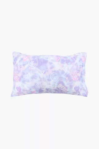 Soft Touch Happy Tie Dye Scatter Cushion, 30x50cm