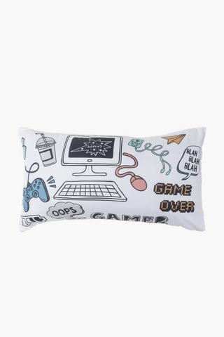 Soft Touch Eric Gamer Scatter Cushion, 30x50cm