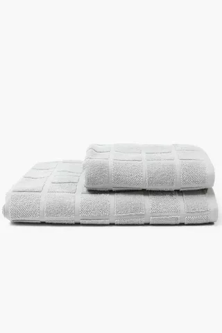 Jacquard Dijon Cotton Woven  Bath Sheet