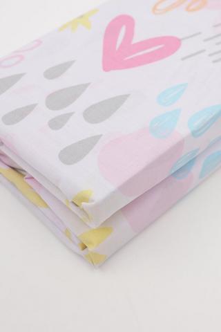 Polycotton Printed Unicorn Fitted Sheet