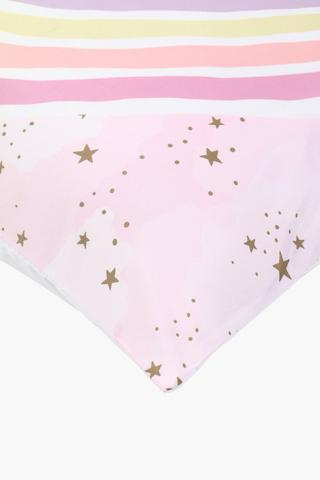 Soft Touch Printed Rainbow Pillowcase