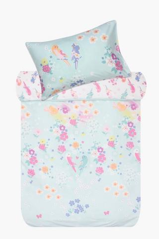 Soft Touch Ditsy Floral Reversible Duvet Cover Set