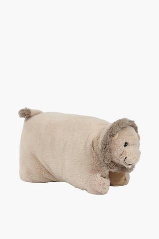 3d Lion Scatter Cushion, 46x40cm
