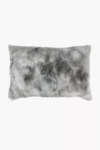 Faux Fur Tie Dye Floor Cushion, 80x120cm