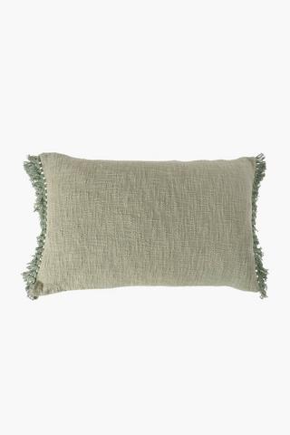Edge Fray Scatter Cushion, 40x60cm