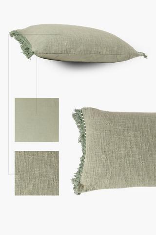 Edge Fray Scatter Cushion, 40x60cm