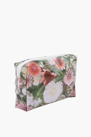 Printed Classic Botanical Toiletry Bag